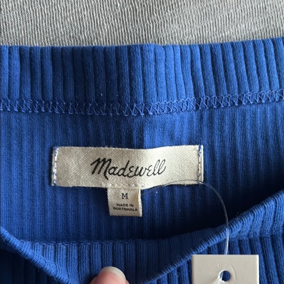 NEW Madewell The Tailored Crop Tank in Sleekhold - Picture 6 of 8